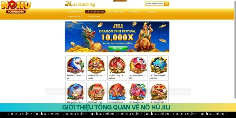 Giới thiệu khái quát về nhà phát hành Nổ hũ Jili
